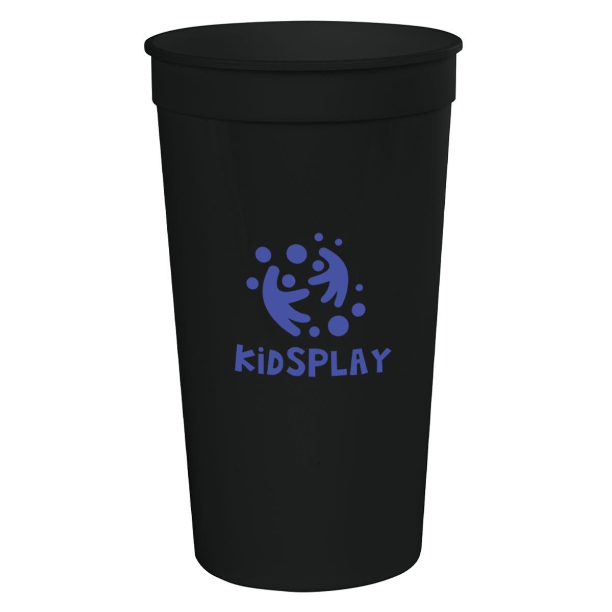 Big Game Stadium Cup, 32 oz - Black - Silk Screen