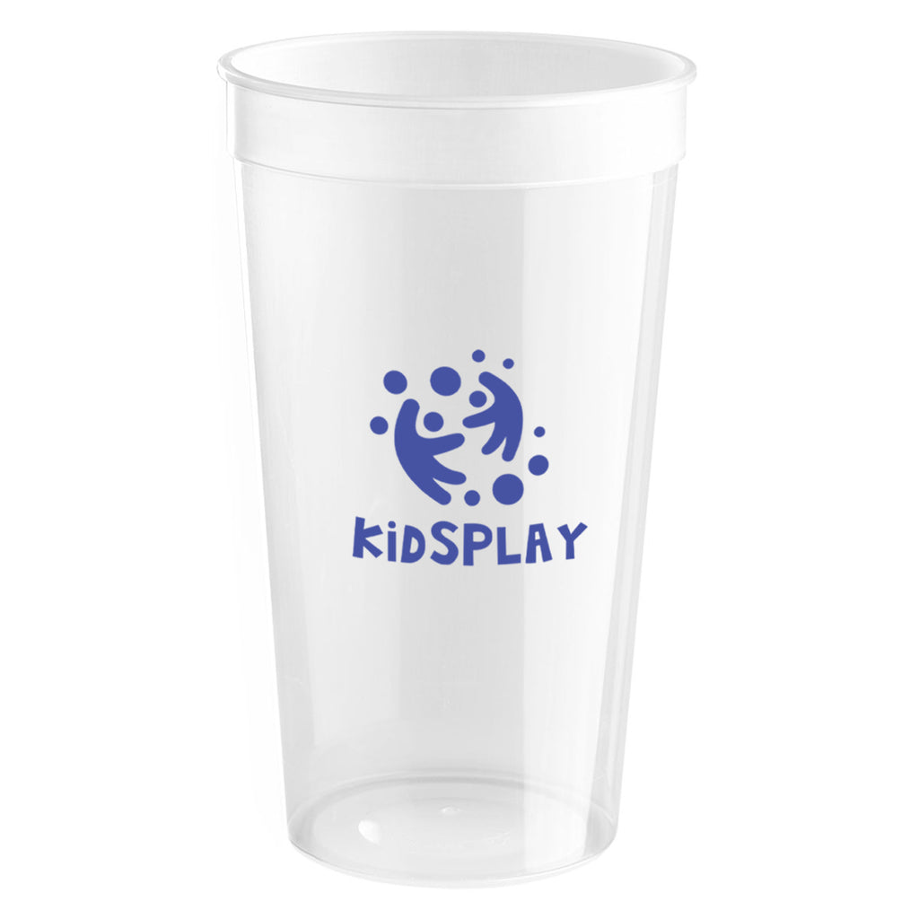 Big Game Stadium Cup, 32 oz - Clear - Silk Screen