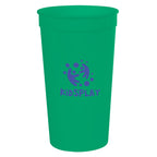 Big Game Stadium Cup, 32 oz - Green - Silk Screen