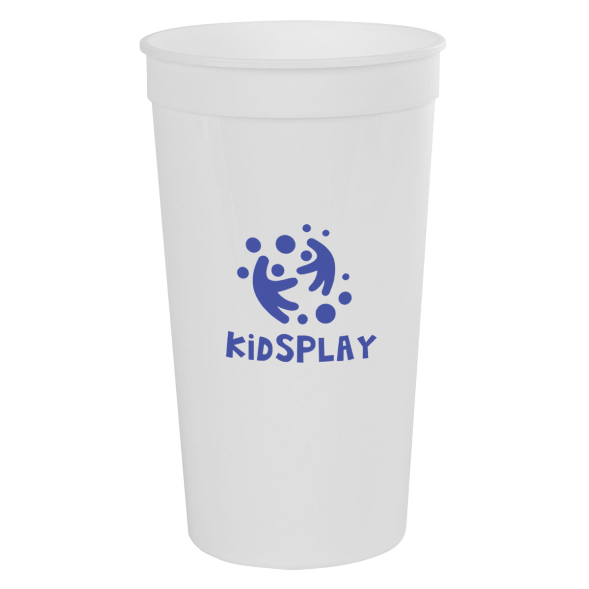 Big Game Stadium Cup, 32 oz - White - Silk Screen