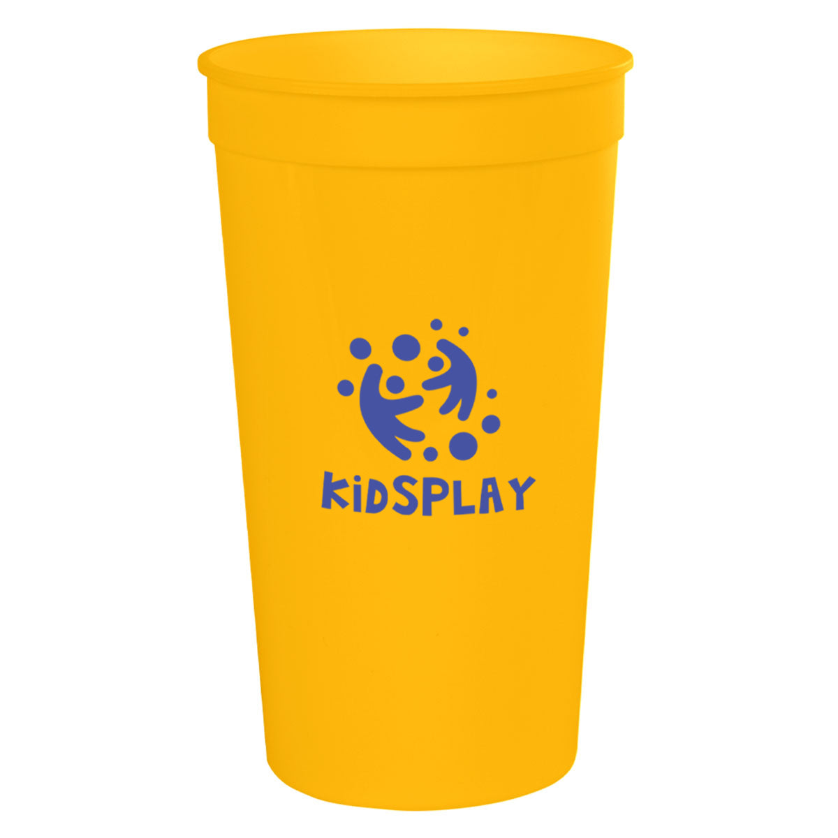 Big Game Stadium Cup, 32 oz - Yellow - Silk Screen