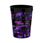 Big Game Stadium Cup in Full Color, 12 oz - Black - Colorbrite