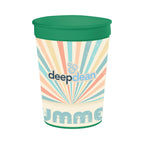 Big Game Stadium Cup in Full Color, 12 oz - Green - Colorbrite