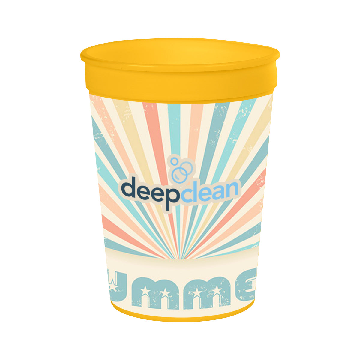 Big Game Stadium Cup in Full Color, 12 oz - Yellow - Colorbrite