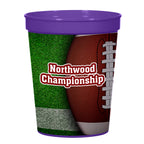 Big Game Stadium Cup in Full Color, 16 oz - Purple - 4CP