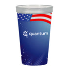 Big Game Stadium Cup in Full Color, 22 oz - Clear - Fullcolor