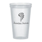 Big Game Stadium Cup in Full Color, 22 oz - Clear - Silk Screen