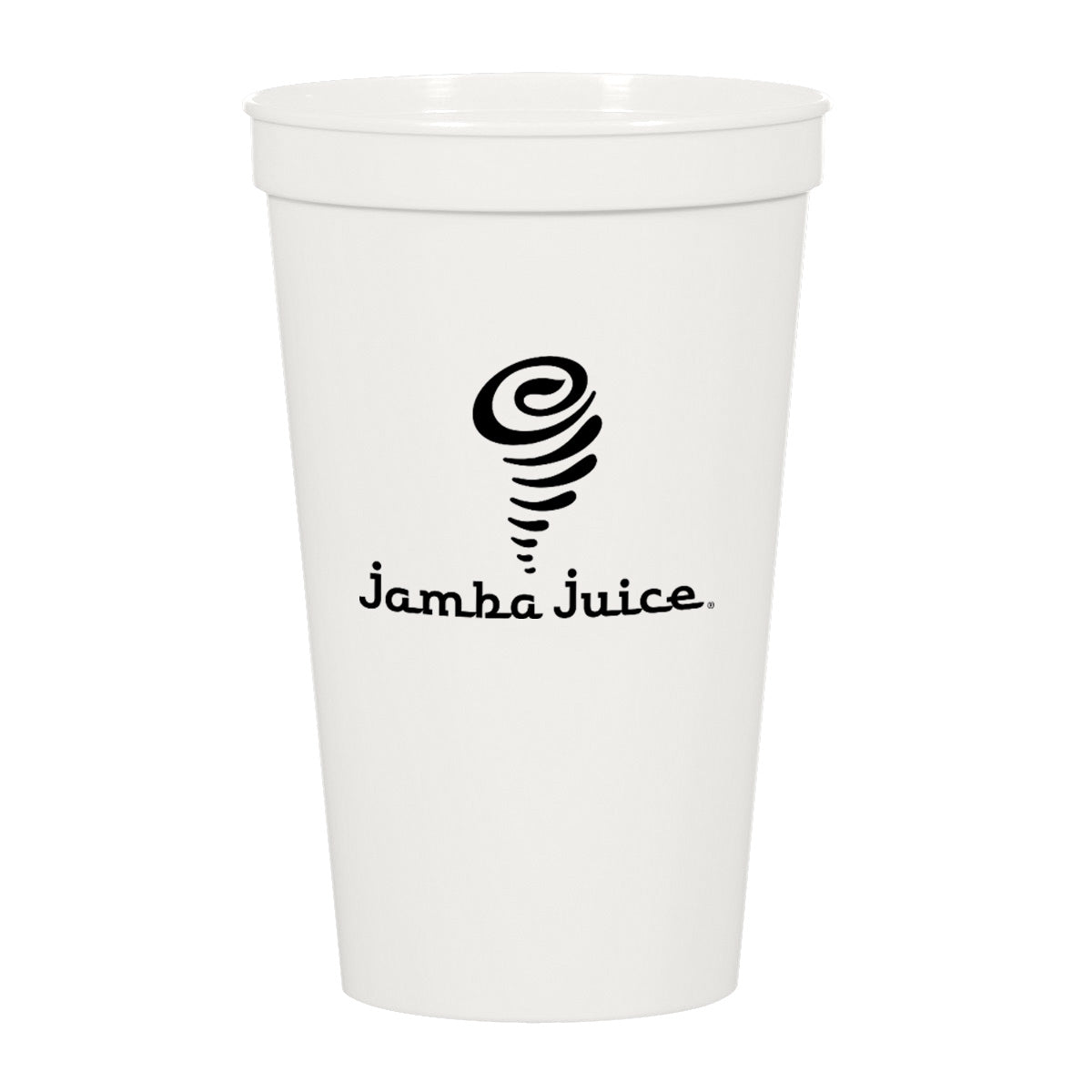 Big Game Stadium Cup in Full Color, 22 oz - White - Silk Screen