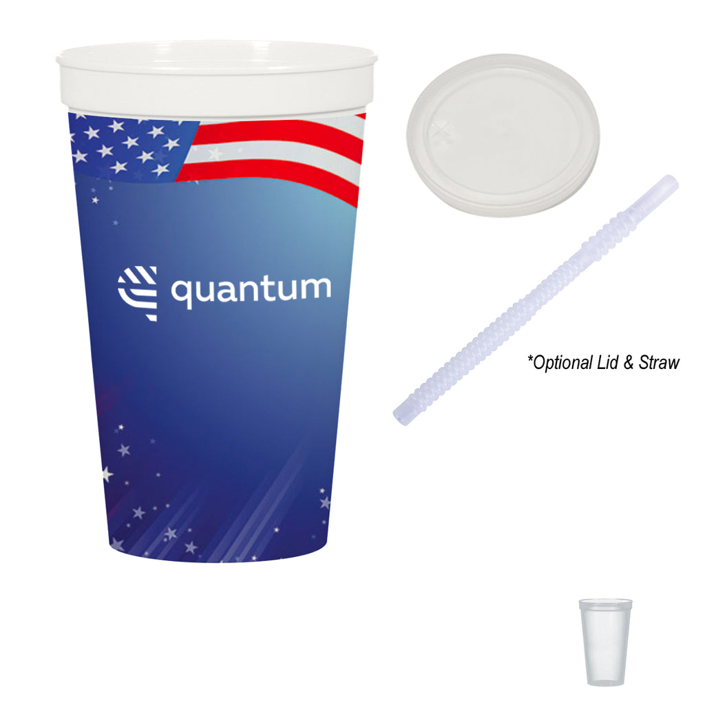 Big Game Stadium Cup in Full Color, 22 oz