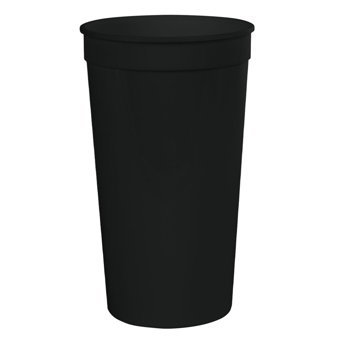 Big Game Stadium Cup in Full Color, 32 oz - Black