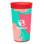 Big Game Stadium Cup in Full Color, 32 oz - Red - 4CP