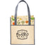Big Grocery Tote with Vintage Kitchen Print, Matte Laminated - Natural - Front
