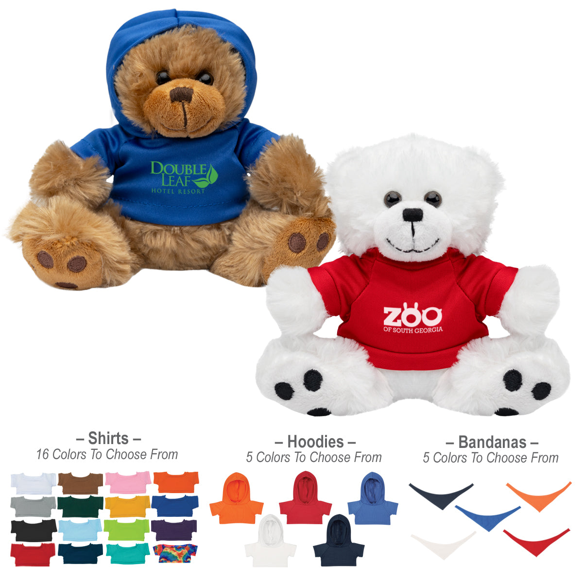 Big Paw Bear Plush Toy, 6 Inch - 6" Big Paw Bear