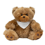 Big Paw Bear Plush Toy, 6 Inch - BRN_BANDANA