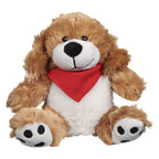 Big Paw Dog Plush Toy, 6 Inch - BANDANA