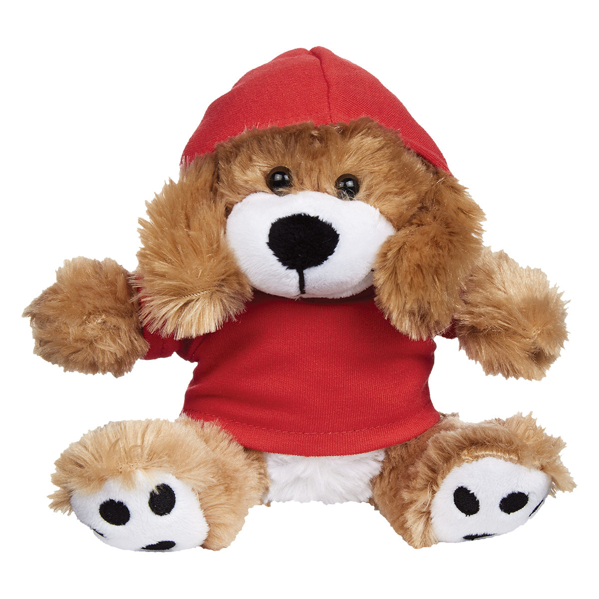 Big Paw Dog Plush Toy, 6 Inch - HOODIE