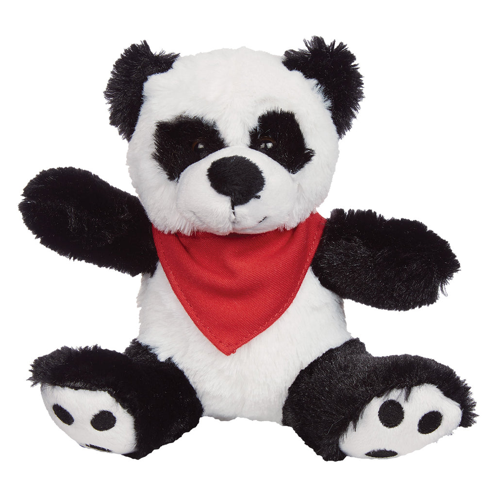 Big Paw Panda Plush Toy, 6 Inch - BANDANA
