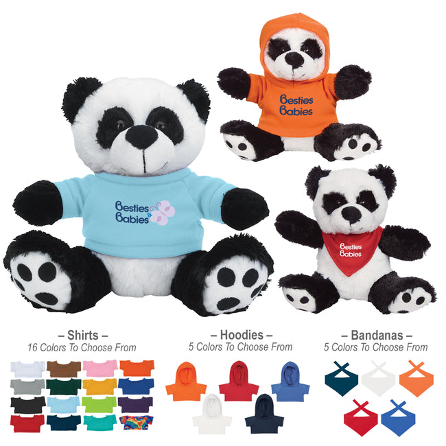 Big Paw Panda Plush Toy, 8.5 Inch