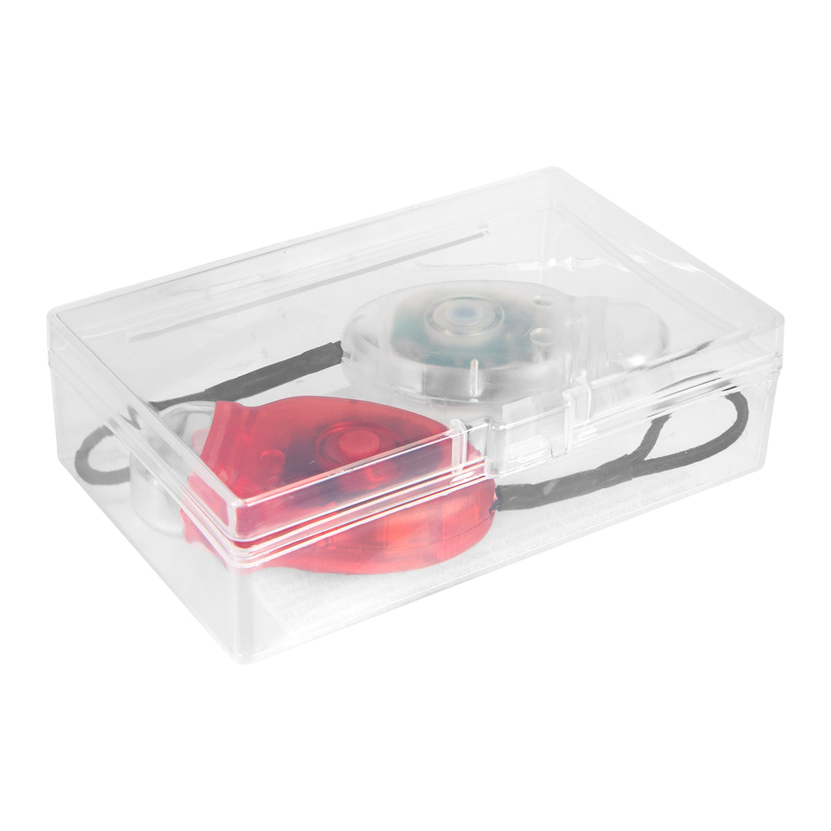 Bike Light Set in a Case - Clear - Angle