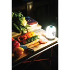 BioLite AlpenGlow Rechargeable Lantern, 250 Lumens - White/Turquoise - Front 2