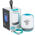 BioLite AlpenGlow Rechargeable Lantern, 250 Lumens - White/Turquoise - Front