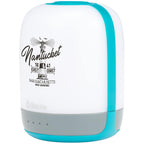BioLite AlpenGlow Rechargeable Lantern, 250 Lumens - White/Turquoise - Left Angle 2