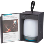 BioLite AlpenGlow Rechargeable Lantern, 250 Lumens - White/Turquoise - Left Angle 4