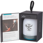 BioLite AlpenGlow Rechargeable Lantern, 250 Lumens - White/Turquoise - Left Angle