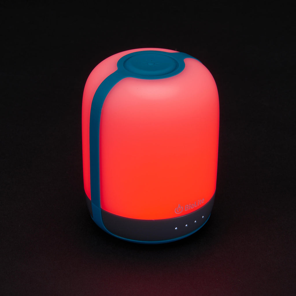 BioLite AlpenGlow Rechargeable Lantern, 250 Lumens - White/Turquoise - Right Angle 5
