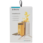 BioLite CampStove 2+ with USB Charging Laser Engraving - Orange - Front 2