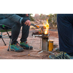 BioLite CampStove 2+ with USB Charging Laser Engraving - Orange - Front On Model