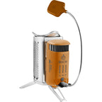 BioLite CampStove 2+ with USB Charging Laser Engraving - Orange - Right Angle