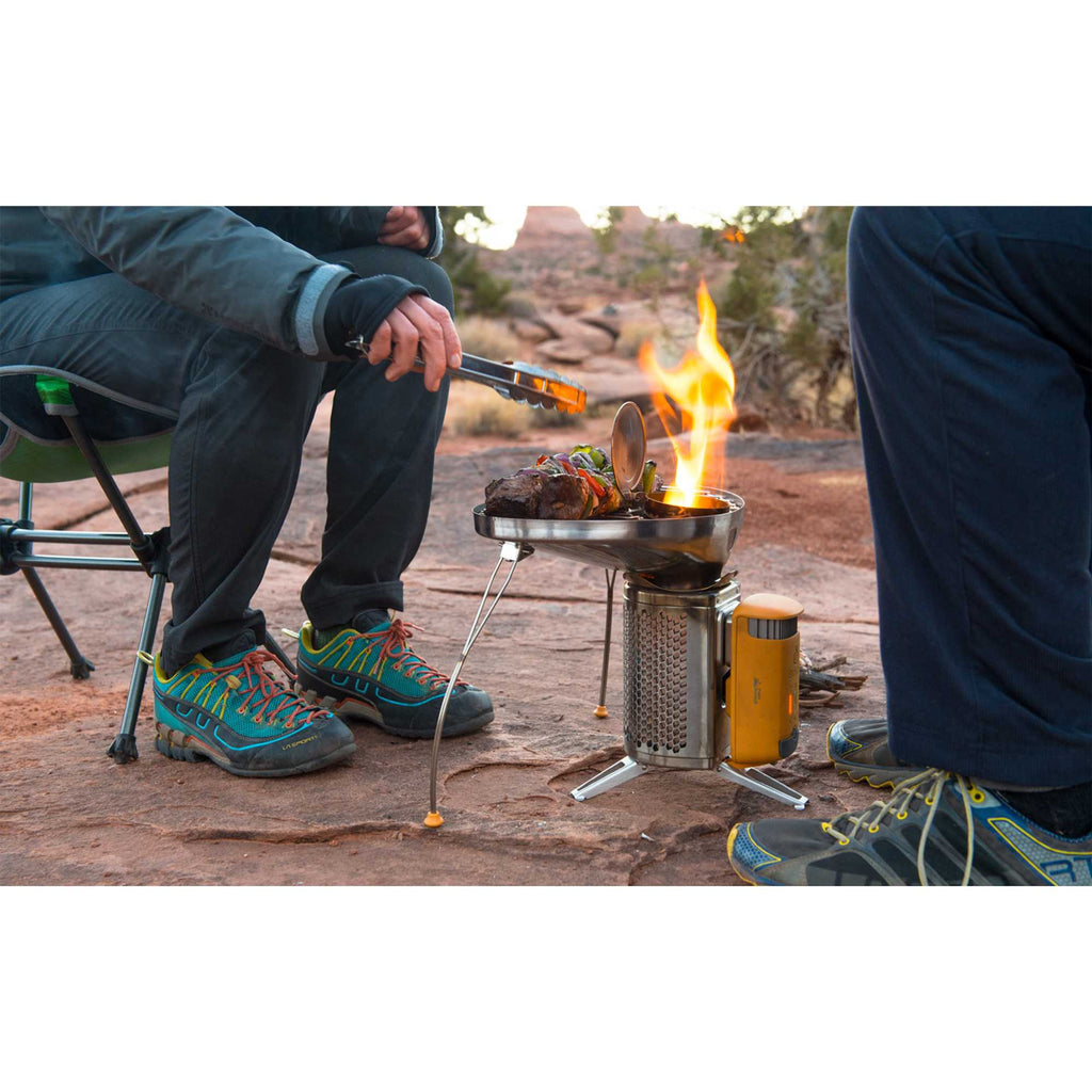 BioLite CampStove 2+ with USB Charging - Orange - Front On Model