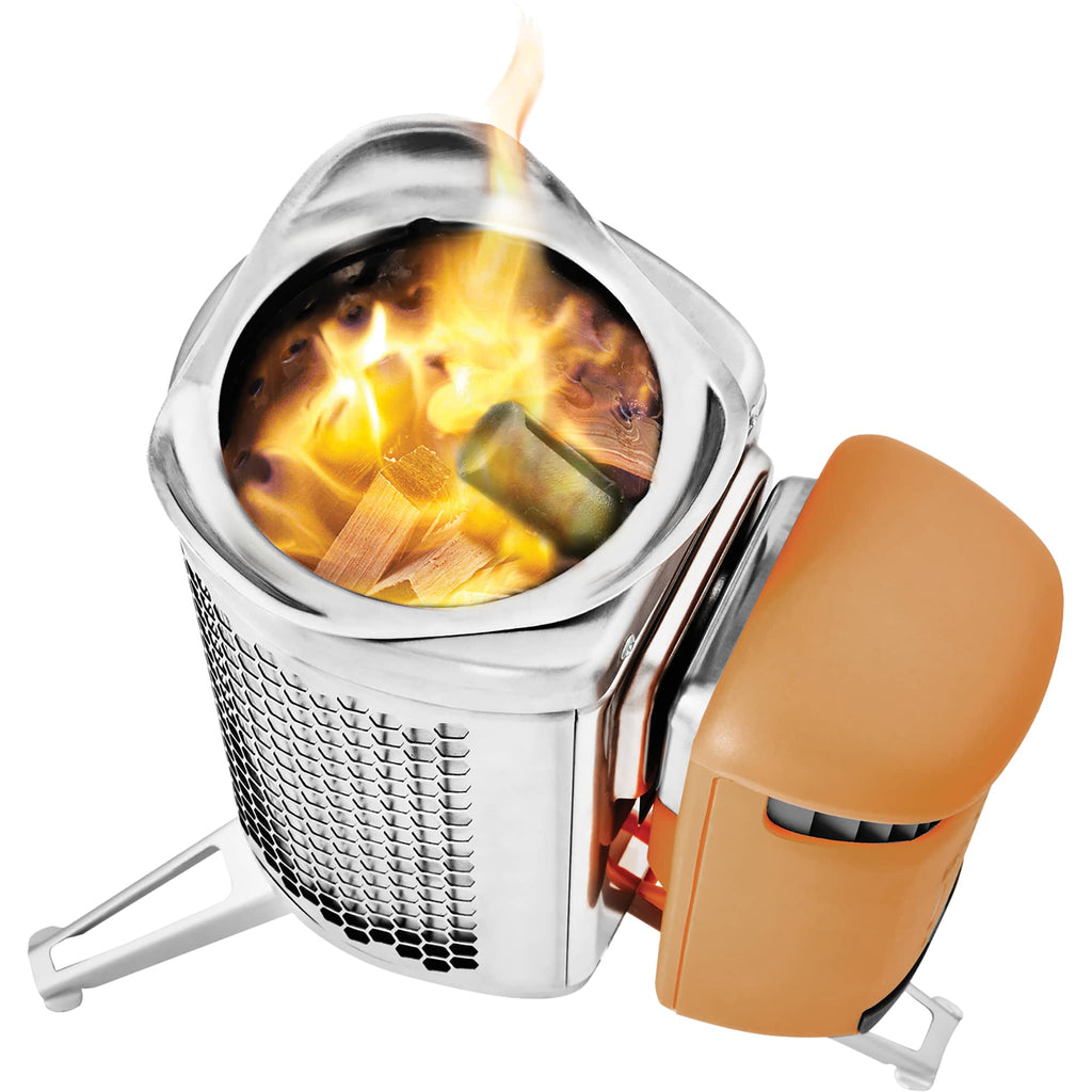 BioLite CampStove 2+ with USB Charging - Orange - Top
