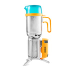 BioLite CampStove Complete Cook Kit with Grill and KettlePot Laser Engraving - Orange - Front 2