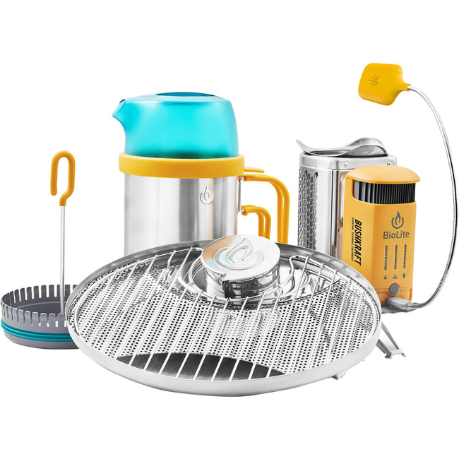 BioLite CampStove Complete Cook Kit with Grill and KettlePot