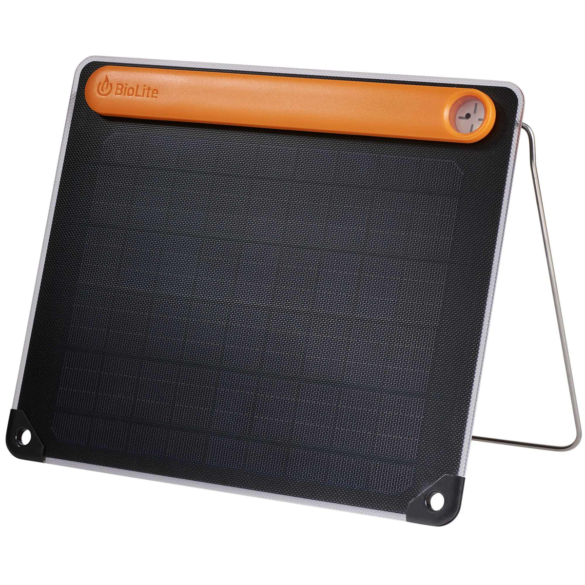BioLite SolarPanel 5+ with 3,200 mAh Battery Full Color - Orange - Left Angle 3