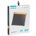 BioLite SolarPanel 5+ with 3,200 mAh Battery Full Color - Orange - Right Angle 2