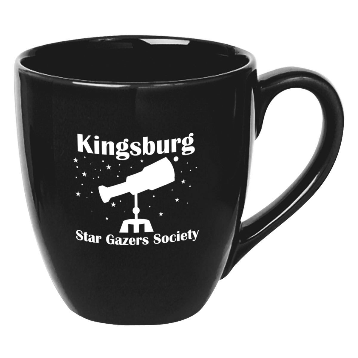 Bistro Mug, 14 oz - Black - Ceramic