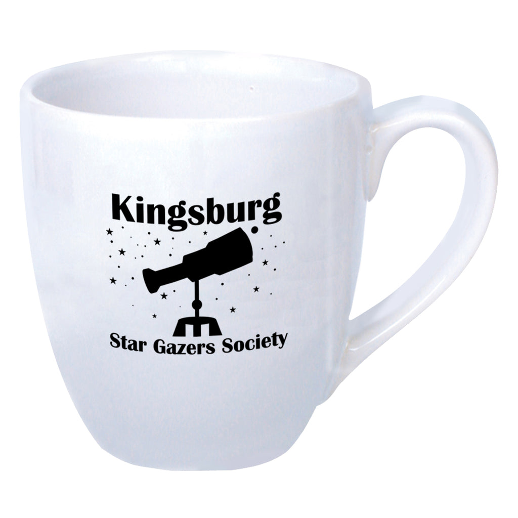 Bistro Mug, 14 oz - White - Ceramic