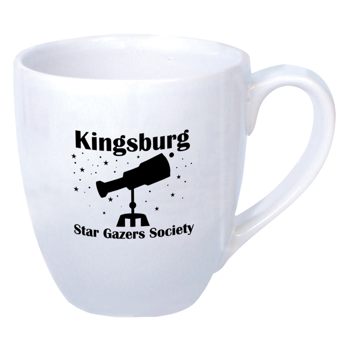 Bistro Mug, 14 oz - White - Ceramic