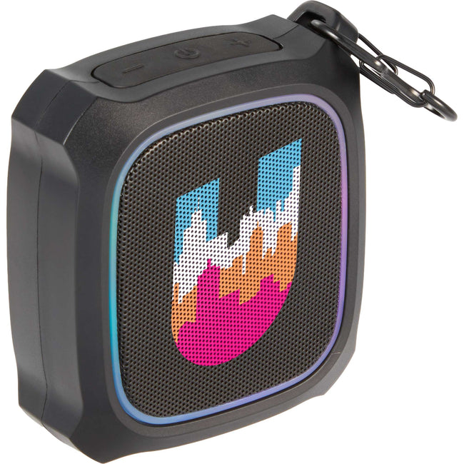 Blackwater Clip Speaker with RGB Lights, Bluetooth 6.0 Full Color
