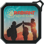 Blackwater Mini Waterproof Speaker with Carabiner Full Color - Black - Front