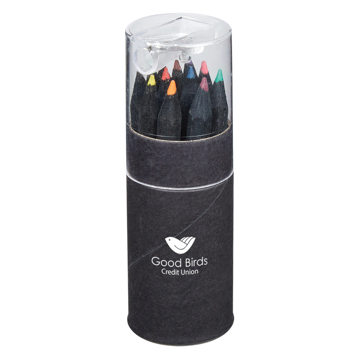 Blackwood Colored Pencil Set in a Tube with Sharpener, 12 Piece - Optional_Padprint