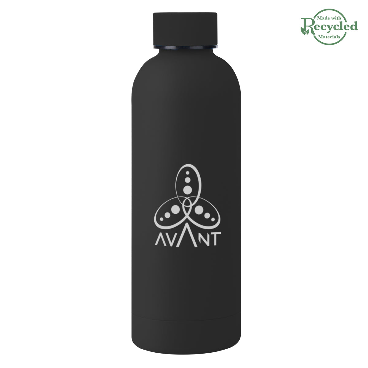 Blair Recycled Stainless Steel Bottle, 17 oz - Silk Screen