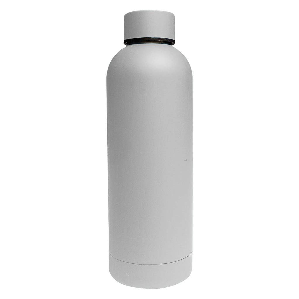 Blair Recycled Stainless Steel Bottle, Laser Engraved, 17 oz - White - Blank