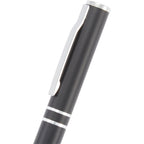 Blair Rollerball Pen in Recycled Aluminum Laser Engraving - Black - Detail 2