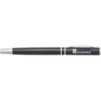 Blair Rollerball Pen in Recycled Aluminum Laser Engraving - Black - Front