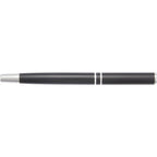Blair Rollerball Pen in Recycled Aluminum Laser Engraving - Black - Top