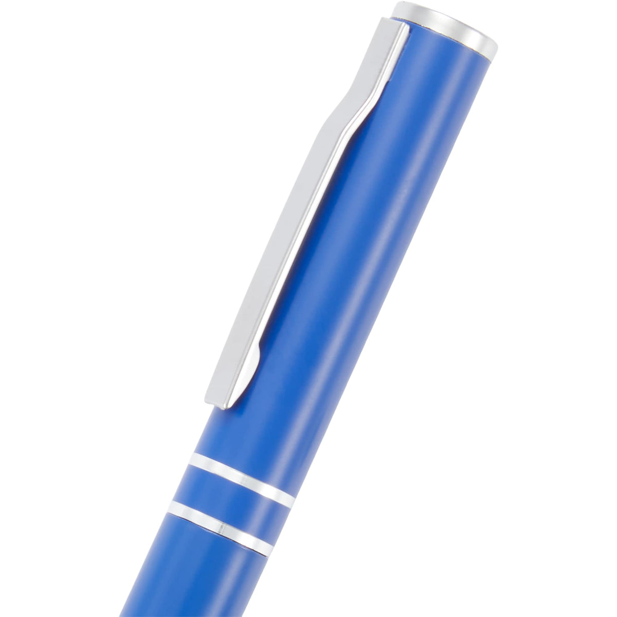 Blair Rollerball Pen in Recycled Aluminum Laser Engraving - Blue - Detail 2